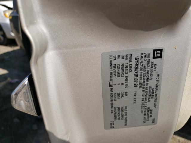 1GYFK362X9R139120 - 2009 CADILLAC ESCALADE ESV PLATINUM ვერცხლისფერი ფოტო 13