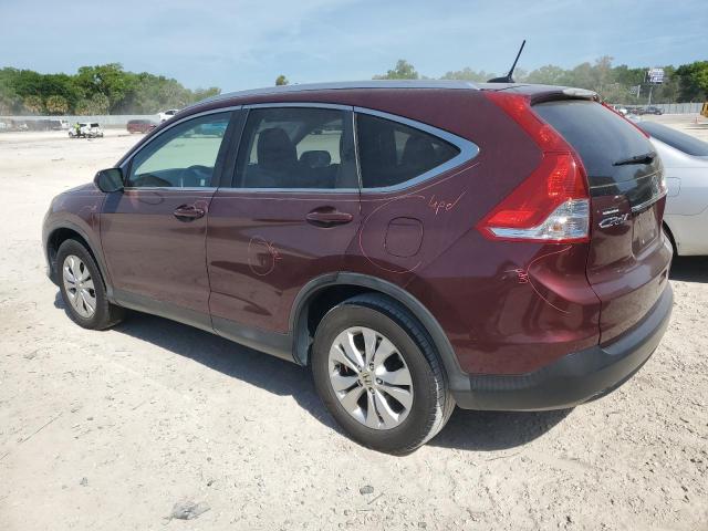 5J6RM3H71EL021597 - 2014 HONDA CR-V EXL BURGUNDY photo 2