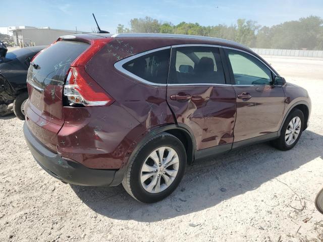 5J6RM3H71EL021597 - 2014 HONDA CR-V EXL BURGUNDY photo 3