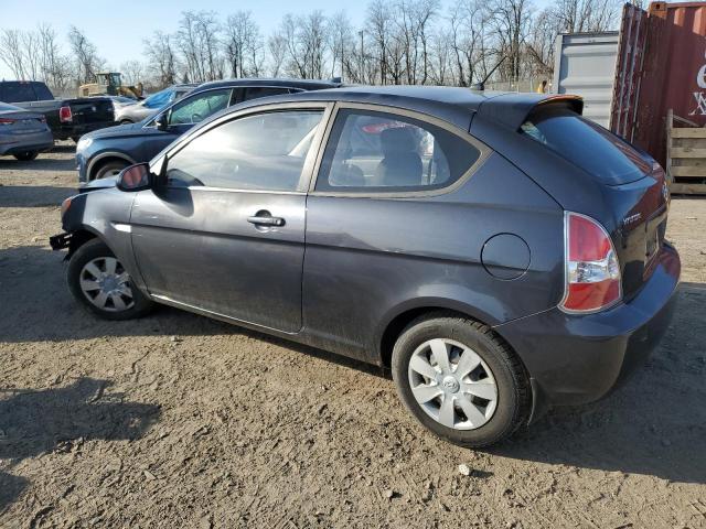 KMHCM36C77U050364 - 2007 HYUNDAI ACCENT GS BLACK photo 2