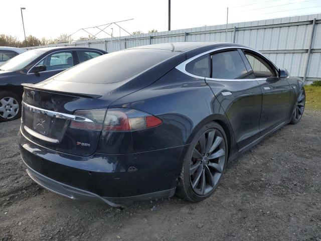 5YJSA1DP4DFP27586 - 2013 TESLA MODEL S Կապույտ լուսանկար 3