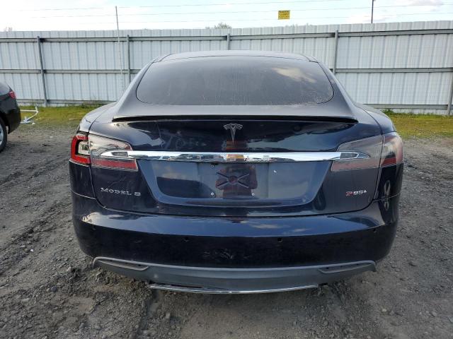 5YJSA1DP4DFP27586 - 2013 TESLA MODEL S Կապույտ լուսանկար 6