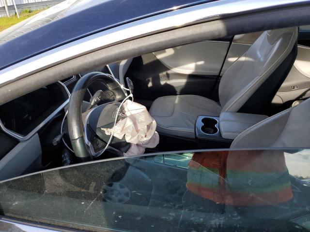 5YJSA1DP4DFP27586 - 2013 TESLA MODEL S Կապույտ լուսանկար 7