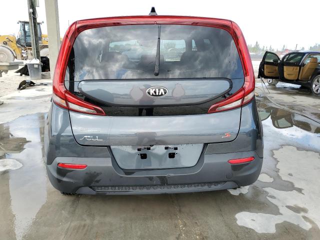 KNDJ23AU6M7768340 - 2021 KIA SOUL LX GRAY photo 6