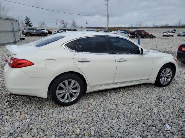 JN1BY1AR5BM374204 - 2011 INFINITI M37 X WHITE photo 3