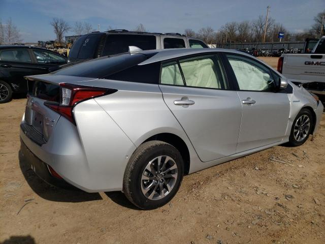 JTDKAMFU9N3188000 - 2022 TOYOTA PRIUS NIGHT SHADE SILVER photo 3