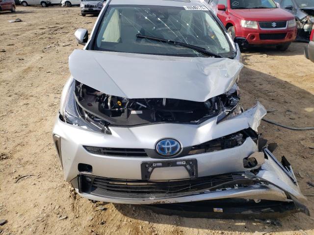 JTDKAMFU9N3188000 - 2022 TOYOTA PRIUS NIGHT SHADE SILVER photo 5