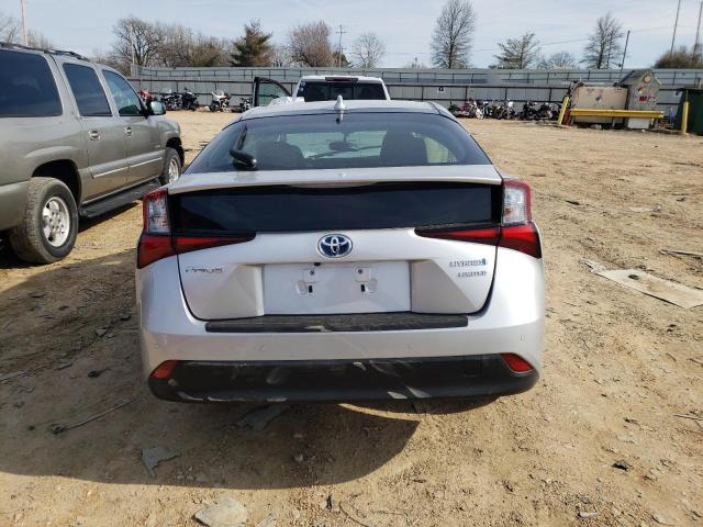 JTDKAMFU9N3188000 - 2022 TOYOTA PRIUS NIGHT SHADE SILVER photo 6