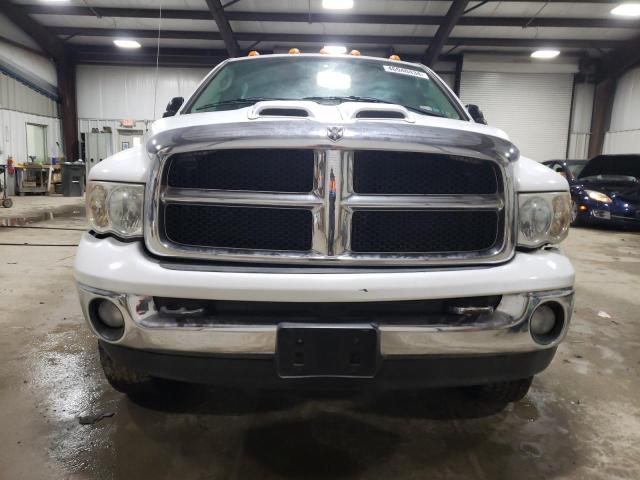 3D7KU28D84G161512 - 2004 DODGE RAM 2500 ST WHITE photo 5