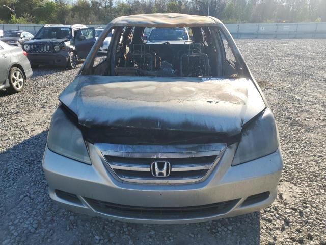 5FNRL38257B101732 - 2007 HONDA ODYSSEY LX BURN photo 5