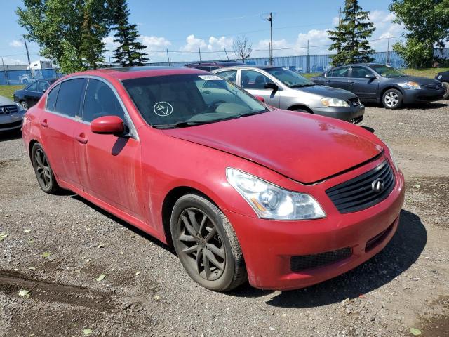 JNKBV61F07M802288 - 2007 INFINITI G35 RED photo 4