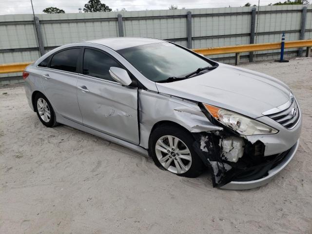 5NPEB4AC9EH891836 - 2014 HYUNDAI SONATA GLS SILVER photo 4