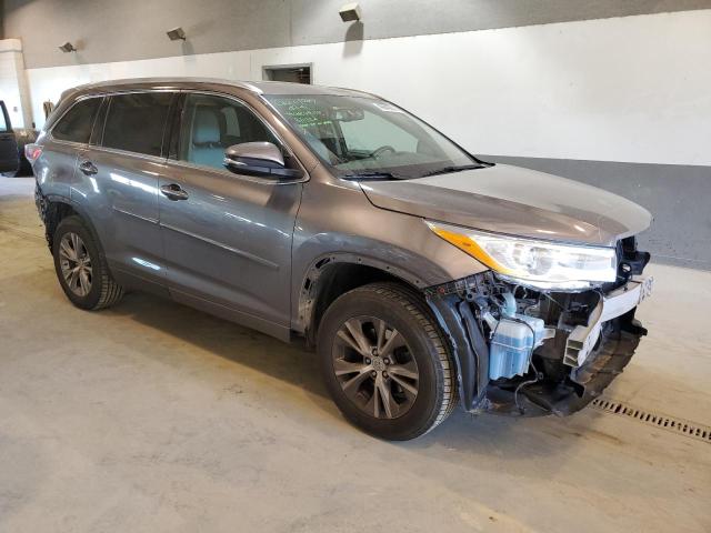 5TDJKRFH0ES054418 - 2014 TOYOTA HIGHLANDER XLE GRAY photo 4