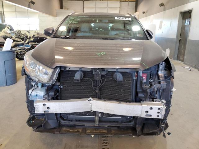 5TDJKRFH0ES054418 - 2014 TOYOTA HIGHLANDER XLE GRAY photo 5