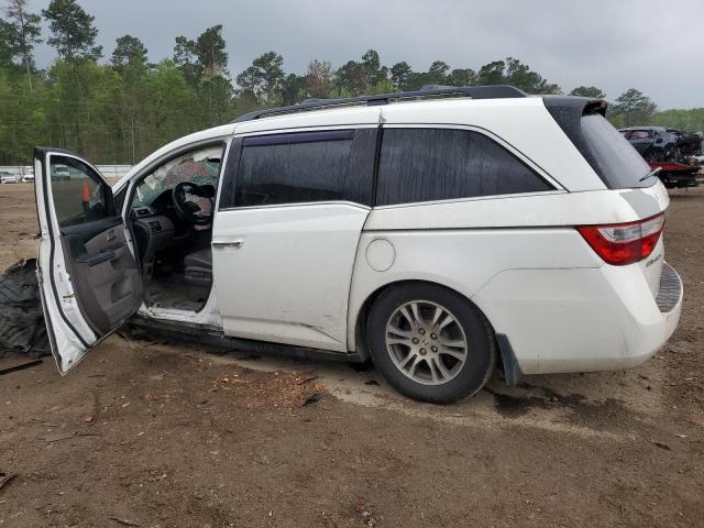 5FNRL5H62CB108968 - 2012 HONDA ODYSSEY EXL WHITE photo 2