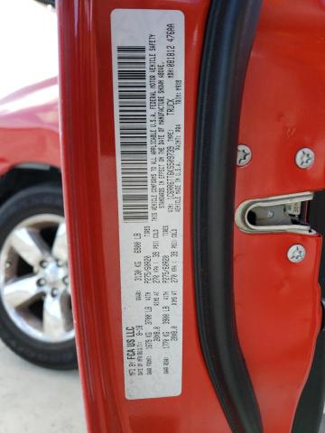 1C6RR6TT6KS509739 - 2019 RAM 1500 CLASS SLT წითელი ფოტო 12