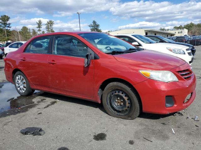 2T1BU4EE7DC933608 - 2013 TOYOTA COROLLA BASE RED photo 4