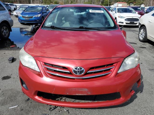 2T1BU4EE7DC933608 - 2013 TOYOTA COROLLA BASE RED photo 5