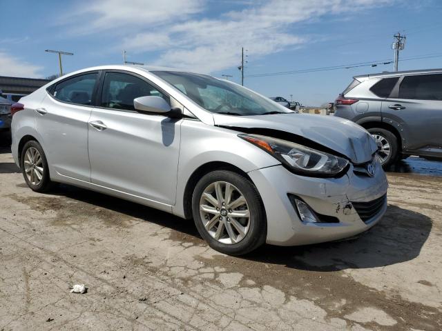 KMHDH4AE6EU134602 - 2014 HYUNDAI ELANTRA SE SILVER photo 4