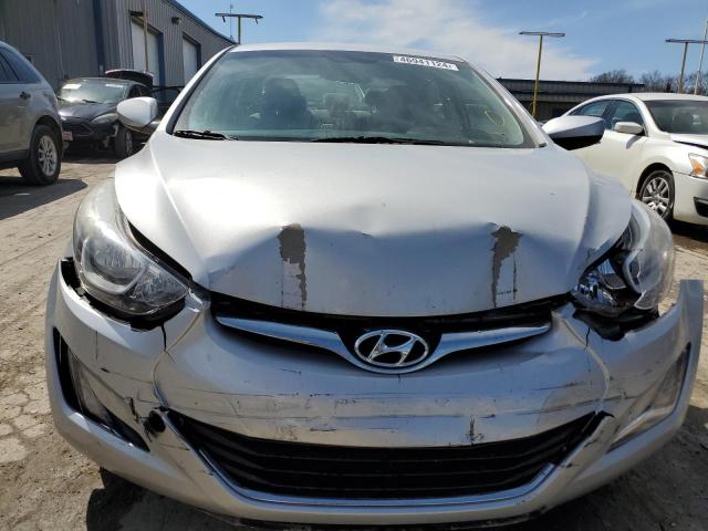 KMHDH4AE6EU134602 - 2014 HYUNDAI ELANTRA SE SILVER photo 5