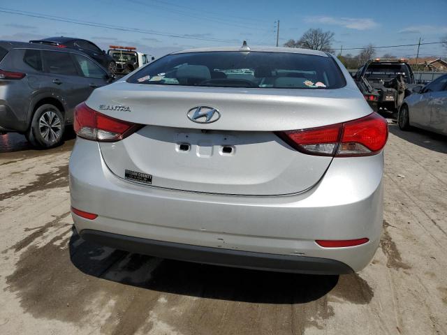 KMHDH4AE6EU134602 - 2014 HYUNDAI ELANTRA SE SILVER photo 6