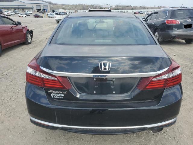 1HGCR2F38HA140465 - 2017 HONDA ACCORD LX BLACK photo 6