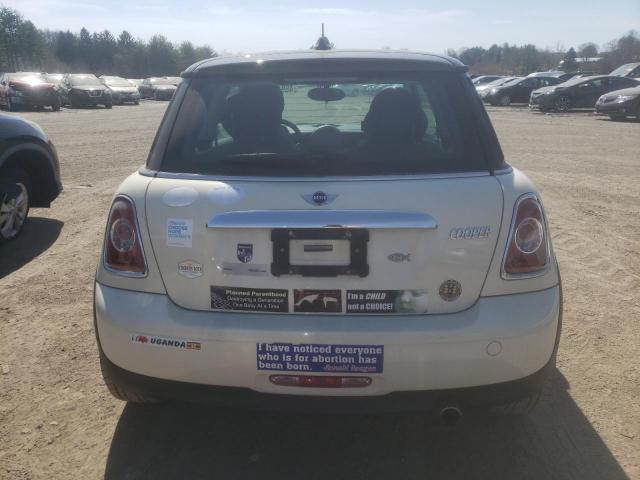 WMWSU3C50CT184636 - 2012 MINI COOPER WHITE photo 6