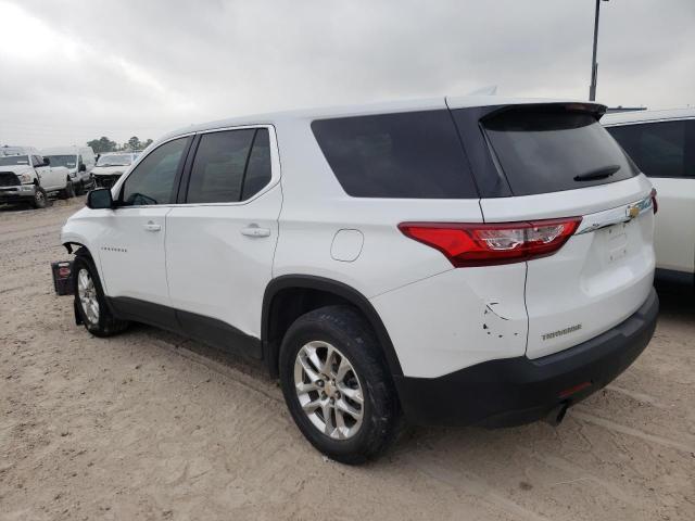 1GNERFKW2LJ272698 - 2020 CHEVROLET TRAVERSE LS WHITE photo 2