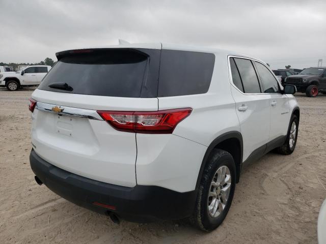 1GNERFKW2LJ272698 - 2020 CHEVROLET TRAVERSE LS WHITE photo 3