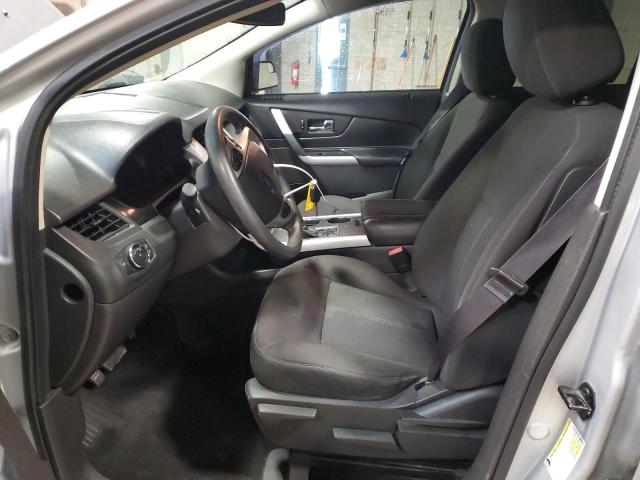 2FMDK4GC2EBA77358 - 2014 FORD EDGE SE SILVER photo 7