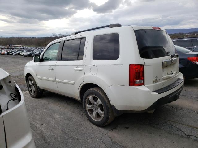 5FNYF4H45EB011357 - 2014 HONDA PILOT EX WHITE photo 2