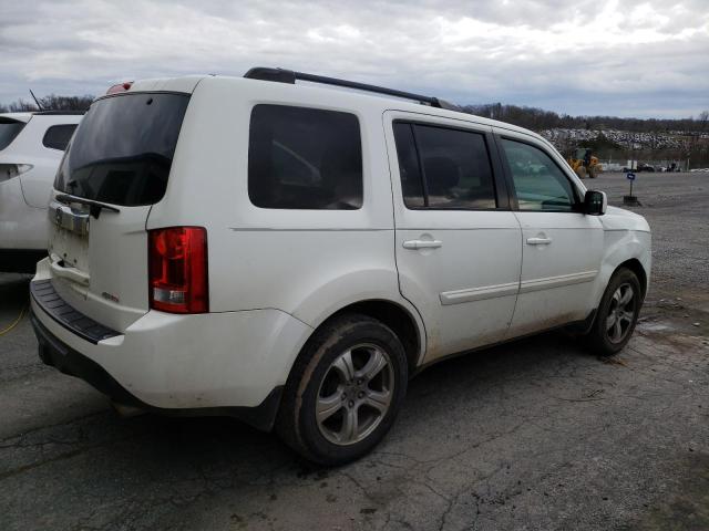 5FNYF4H45EB011357 - 2014 HONDA PILOT EX WHITE photo 3