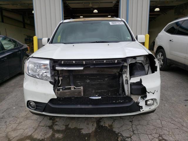 5FNYF4H45EB011357 - 2014 HONDA PILOT EX WHITE photo 5