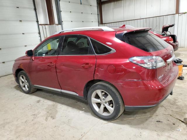 2T2BK1BAXAC038823 - 2010 LEXUS RX 350 RED photo 2