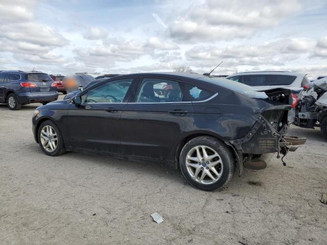 3FA6P0HR2DR120970 - 2013 FORD FUSION SE BLACK photo 2