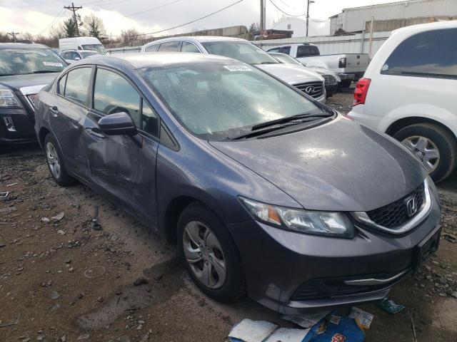 19XFB2F55FE287189 - 2015 HONDA CIVIC LX GRAY photo 4