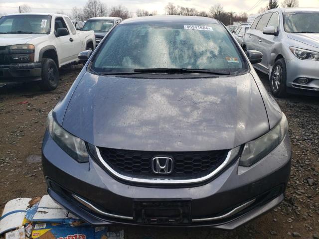 19XFB2F55FE287189 - 2015 HONDA CIVIC LX GRAY photo 5