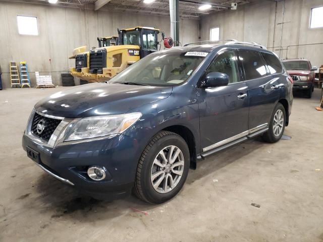 5N1AR2MM0GC637574 - 2016 NISSAN PATHFINDER S ლურჯი ფოტო 1