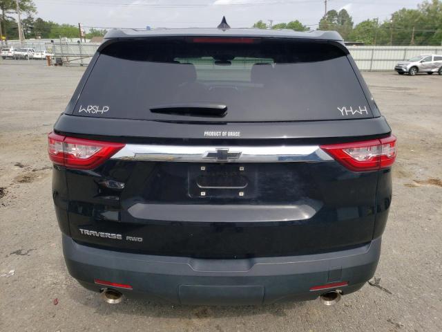 1GNEVFKW9KJ191756 - 2019 CHEVROLET TRAVERSE LS BLACK photo 6