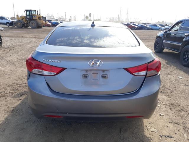 KMHDH4AE2CU307187 - 2012 HYUNDAI ELANTRA GLS SILVER photo 6