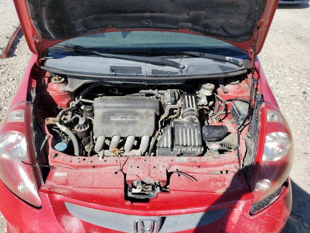 JHMGD38667S056857 - 2007 HONDA FIT S წითელი ფოტო 11