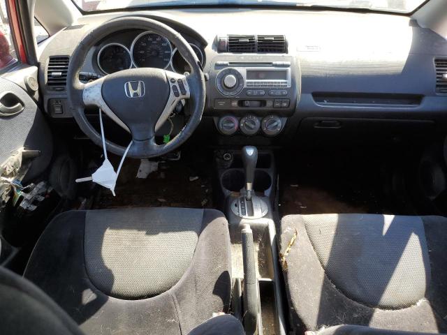 JHMGD38667S056857 - 2007 HONDA FIT S წითელი ფოტო 8