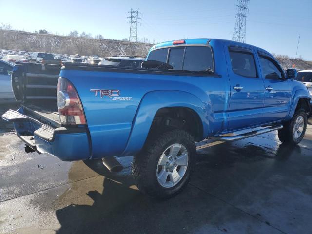 5TEMU52N37Z347926 - 2007 TOYOTA TACOMA DOUBLE CAB LONG BED BLUE photo 3