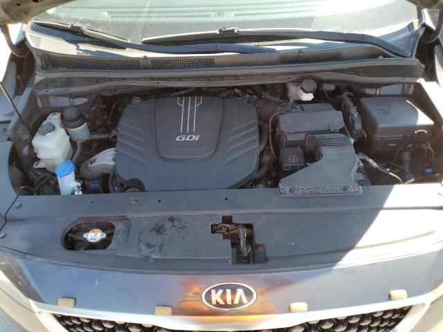 KNDMB5C1XF6052366 - 2015 KIA SEDONA LX GRAY photo 12