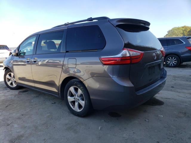 5TDYK3DC0FS594811 - 2015 TOYOTA SIENNA XLE GRAY photo 2