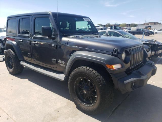 1C4HJXDG8JW146922 - 2018 JEEP WRANGLER U SPORT CHARCOAL photo 4