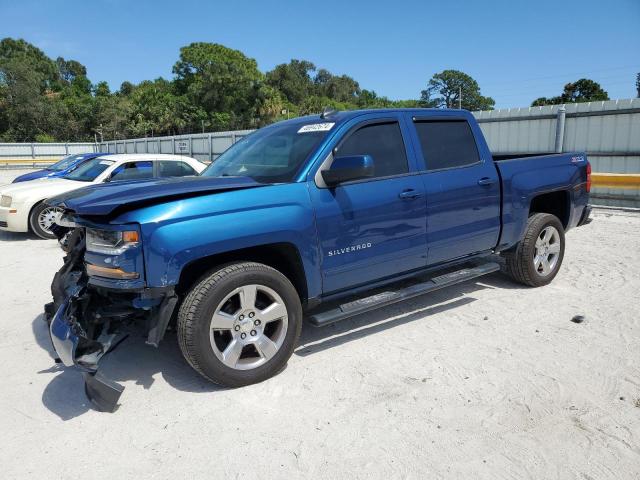 3GCUKREC6HG433624 - 2017 CHEVROLET SILVERADO K1500 LT BLUE photo 1