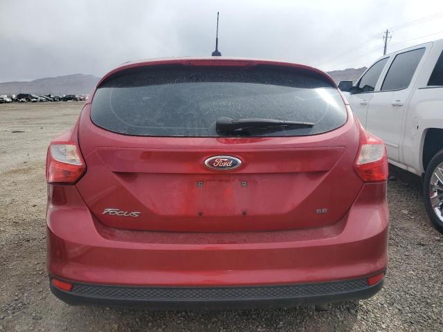 1FAHP3K20CL251463 - 2012 FORD FOCUS SE RED photo 6