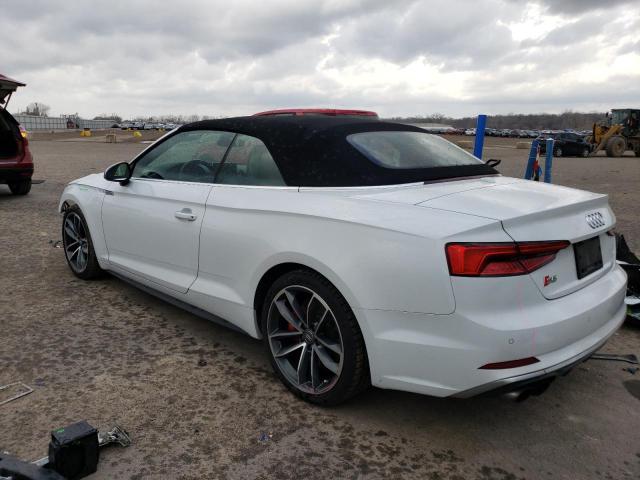 WAU24GF50JN003166 - 2018 AUDI S5 PRESTIGE WHITE photo 2