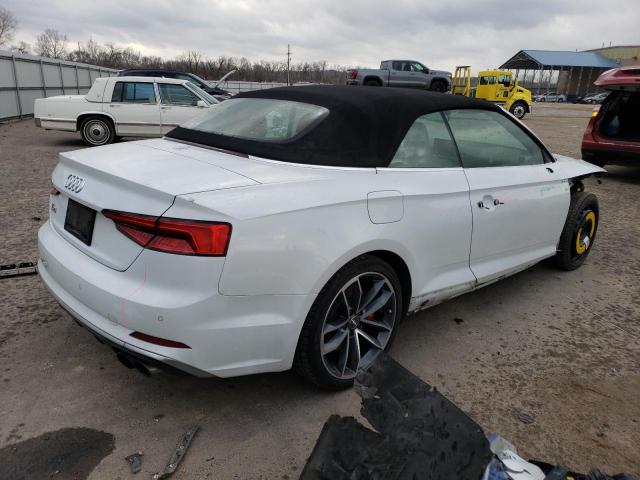 WAU24GF50JN003166 - 2018 AUDI S5 PRESTIGE WHITE photo 3